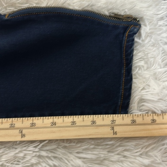 KUT From the Kloth Jeans Women 14 Mia Toothpick Skinny Mid Rise Dark Wash Blue - Picture 9 of 10